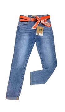 Spodnie jeansowe, jeansy PUSH-UP M.Sara r. 38