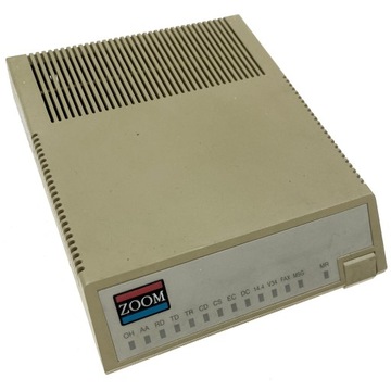 Modem ZOOM 2836A V.34X PLUS zewnętrzny nietestowany kolekcjonerski > qM