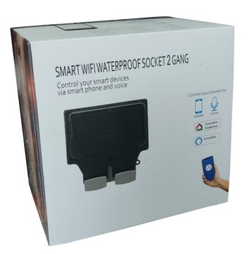 УЛИЧНАЯ ЭЛЕКТРИЧЕСКАЯ РОЗЕТКА Wi-Fi Tuya Smart С ИЗМЕРЕНИЕМ ЭНЕРГОПОТРЕБЛЕНИЯ