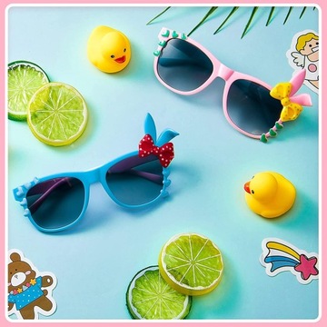 ДЕТСКИЕ СОЛНЦЕЗАЩИТНЫЕ ОЧКИ, ЗАЙЧИК, 2 ШТ.