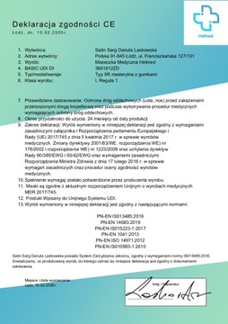 ПОЛЬСКИЕ МЕДИЦИНСКИЕ МАСКИ СЕРТИФИЦИРОВАННЫЕ ОДНОРАЗОВЫЕ МАСКИ