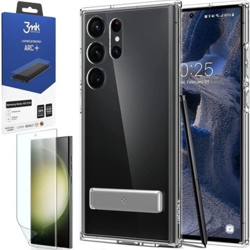 Etui FOLIA 3mk do GALAXY S23 ULTRA, Spigen Hybrid