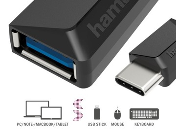 Hama OTG ADAPTER Разъем USB-C — разъем USB-A 3.2