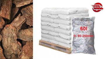 KORA SOSNOWA Ogrodowa EXTRA Gruba 80-250mm PREMIUM 40szt RĘCZNIE SORTOWANA