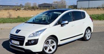 Peugeot 3008 I Crossover 2.0 Hybrid4 200KM 2012 Peugeot 3008 2.0 Hdi 200KM Hybrid4 Automat Xenon Led Skóra El Grzane Fotele