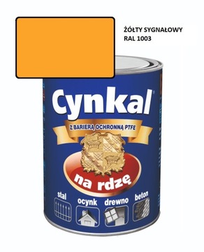 Farba uniwersalna CYNKAL 2,5L ŻÓŁTY SYGNAŁOWY 1003