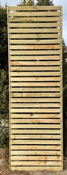 płot listwowy, ażurowy 180x60cm