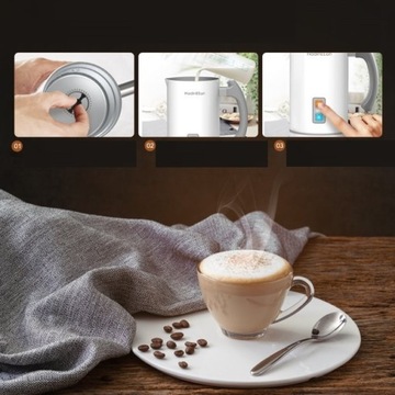 ЭЛЕКТРИЧЕСКИЙ ВСТАВИТЕЛЬ МОЛОКА 4 в 1, 650 Вт, 500 мл, нагреватель из нержавеющей стали