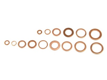 Набор медных шайб 150 шт.