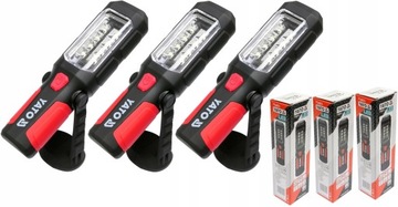 ПОРТАТИВНАЯ ЛАМПА ДЛЯ МАСТЕРСКОЙ Светодиодный фонарик YATO 3 шт.