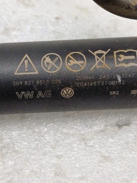3G9827851G VZPĚRA/TLAKOVAČ ELELKTRICKÝ KRYT KUFRU VW PASSAT B8 2015+