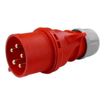 015-6 Вилка переносная FORCE 16А 5П 400В IP44