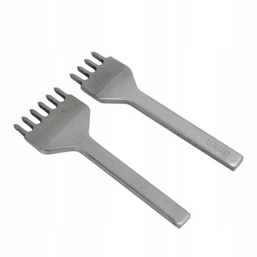 2 шт. Пирсинг для кожи 6 мм, 4 зубца, 6