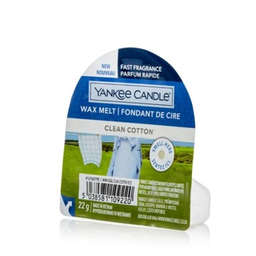 CLEAN COTTON wosk zapachowy YANKEE CANDLE