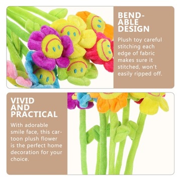 ПЛЮШЕВЫЕ ИГРУШКИ STORM С РАЗНОЦВЕТНЫМИ ЦВЕТАМИ