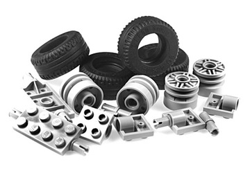 LEGO Koła -30.4x14 55981 4299119 20896 34338 57754 58090 kółka - 4szt