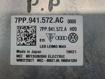 AUDI Q5 80A 45 TFSI MODUL MĚNIČ SVĚTLA LED PRAVÁ 7PP941572AC