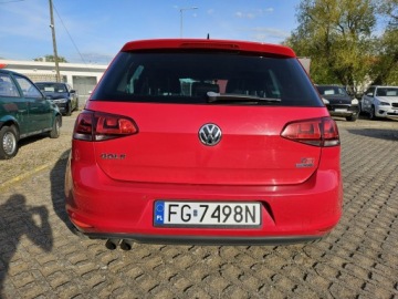 Volkswagen Golf VII Hatchback 3d 1.4 TSI 140KM 2014 Volkswagen Golf 1,4 benzyna 140KM nawigacja DSG, zdjęcie 16
