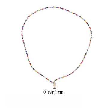 ОЖЕРЕЛЬЕ ИЗ РИСОВЫХ БУСИН НА ЦЕПОЧКЕ, ЦИФРОВОЙ СТИЛЬ