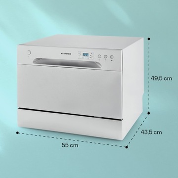 ВСТРАИВАЕМАЯ ОТДЕЛЬНОСТОЯЩАЯ ПОСУДОМОЕЧНАЯ МАШИНА KLARSTEIN 6 ПРОГРАММ #4108