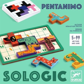 Pentanimo układanka logiczna 7 elementów Djeco 5+