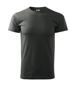 T-shirt MALFINI BASIC Koszulka ciemno szary M