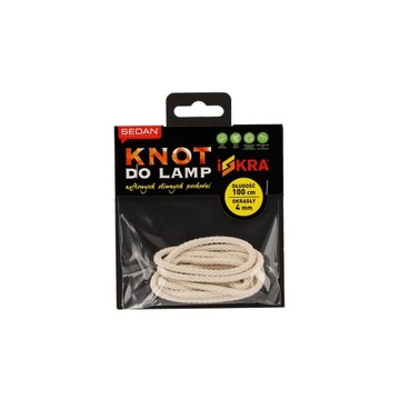 Knot do lamp naftowych pochodni okrągły 4 mm