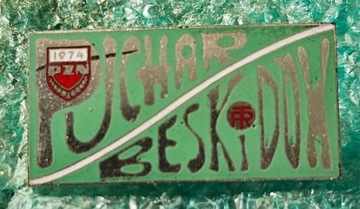 ODZNAKA ZAWODY PUCHAR BESKIDÓW 1974 PZN POLSKI ZWIĄZEK NARCIARSKI