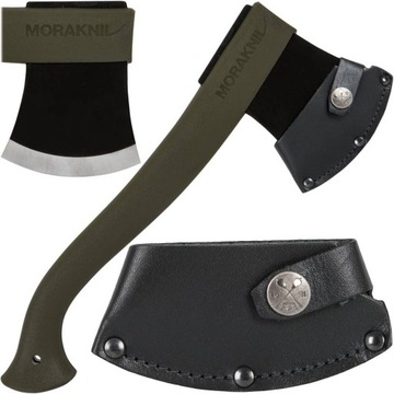 MORA TOPOREK SIEKIERA siekierka topór Morakniv Camping Axe Oliv STAL BOROWA