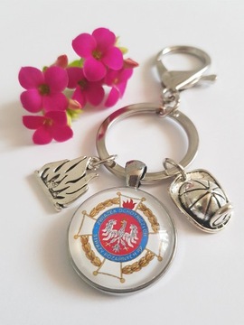 Брелок Пожарная служба Волонтерская пожарная часть День пожарного