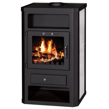 PIEC Z KAFLAMI PO BOKACH STALOWY NA DREWNO VICTORIA COMFORT K ECO 11 kW