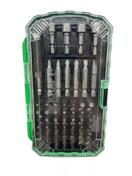 ZESTAW BITÓW I NASADEK KRAFT TOOLS - 61 SZTUK.