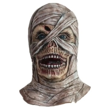 Maska Halloween Mumia Lateks - Prezent