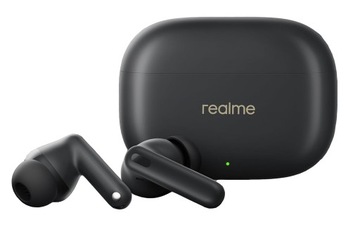 Realme Buds T300 Czarne Słuchawki bezprzewodowe dokanałowe BT 5.3 - OUTLET
