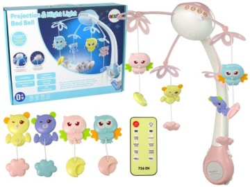 Карусель для ліжечка синя Lean Toys 370x290 мм