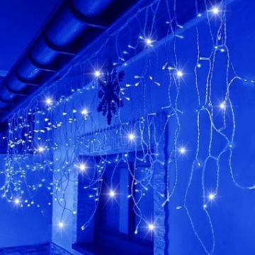 ICILS ГАРЛАНД ШТОРА 500 LED СИНИЙ + ВСПЫШКА