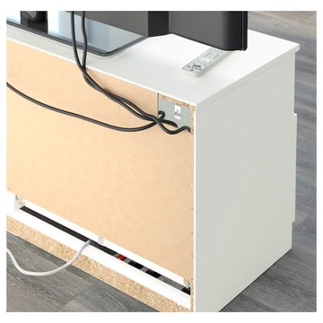 Ikea Billy / Brimne TV Cabinet, White, 340x41x202 см.