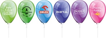 Рекламные шары за 12 часов с печатью, 100 шт + БЕСПЛАТНО