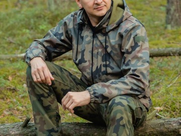 Куртка SOFTSHELL Camo WATERPROOF с капюшоном, размер L