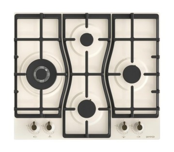 Комплект GORENJE BOS67372CLI + GW6D42CLI RETRO AGD Кремовый духовой шкаф + варочная панель