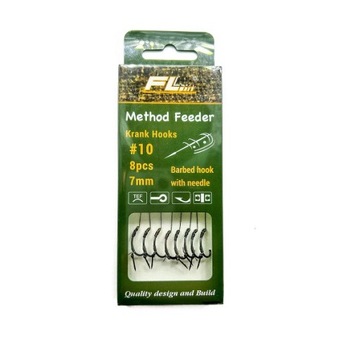 ZESTAW GOTOWYCH PRZYPONÓW DO METHOD FEEDER Z IGŁĄ
