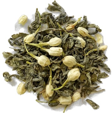 Herbata zielona z jaśminem Jasminite Long Man Tea Sypana w puszce 120g
