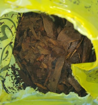 Кора сосновая садовая средняя, ​​несортированная, 50л.