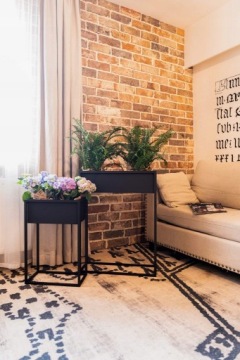 Металлическая подставка для цветов, подставка для цветов, 80х80см, белая коробка LOFT