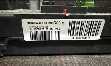 CITROEN C4 II DS4 MODUL BSI 9665547480