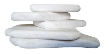 ПЛОСКИЕ КАМНИ ДЛЯ ЖИВОПИСИ, БЕЛЫЕ С БЛЕСКАМИ