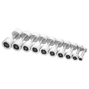 Гантели 2x10 кг HMS WEIGHTS Гантели ХРОМНЫЙ НАБОР