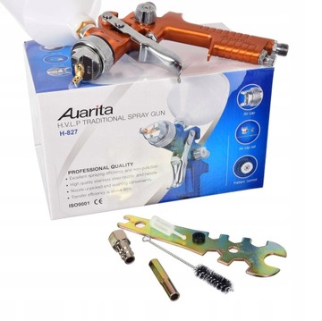Pistolet lakierniczy H-827 HVLP 2,0mm GOLD AUARITA