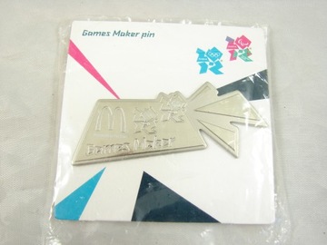 GAMES MAKER PIN LONDON 2012 - WPINKA - SREBRNA