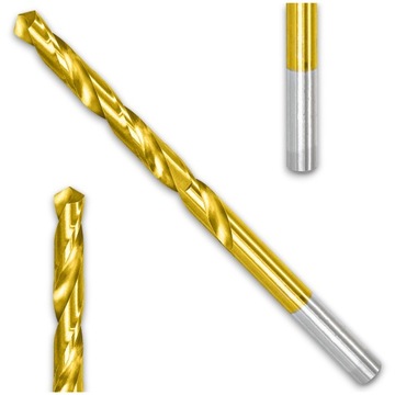 WIERTŁO DO METALU TYTANOWE FI 7.5 mm TYTAN HSS-TiN